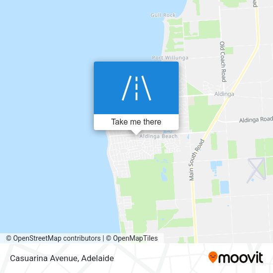 Casuarina Avenue map