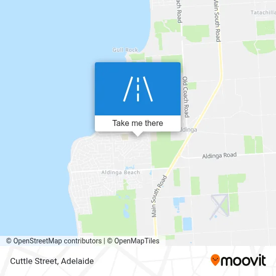 Mapa Cuttle Street
