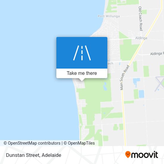 Dunstan Street map