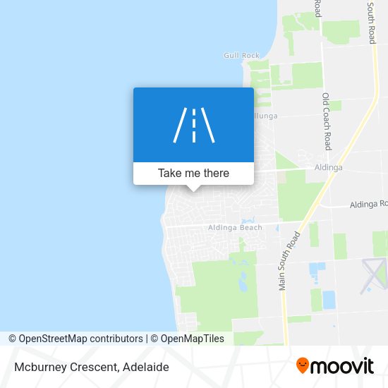 Mcburney Crescent map