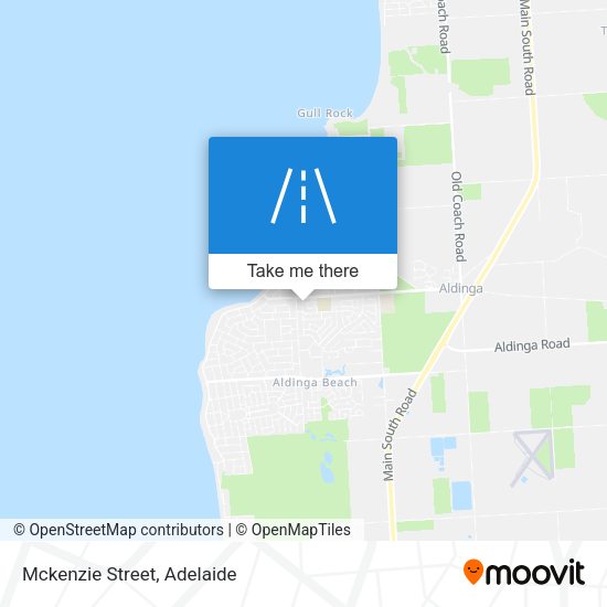Mckenzie Street map
