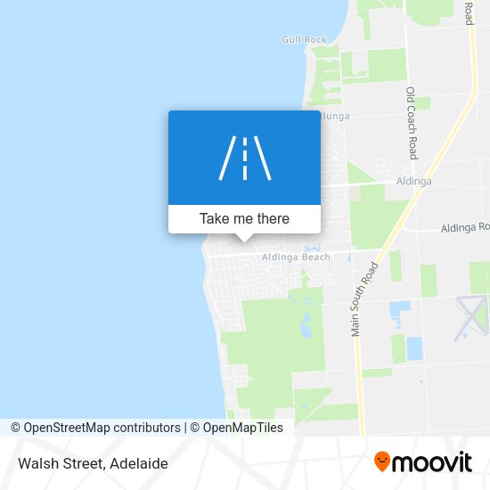 Walsh Street map
