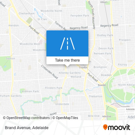 Brand Avenue map