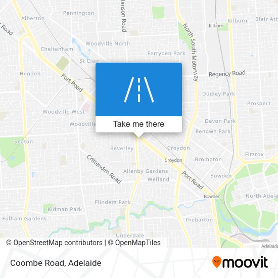 Coombe Road map