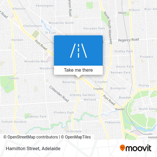 Hamilton Street map