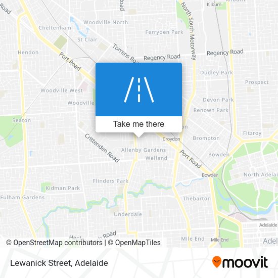Lewanick Street map