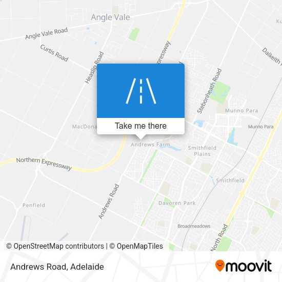 Andrews Road map