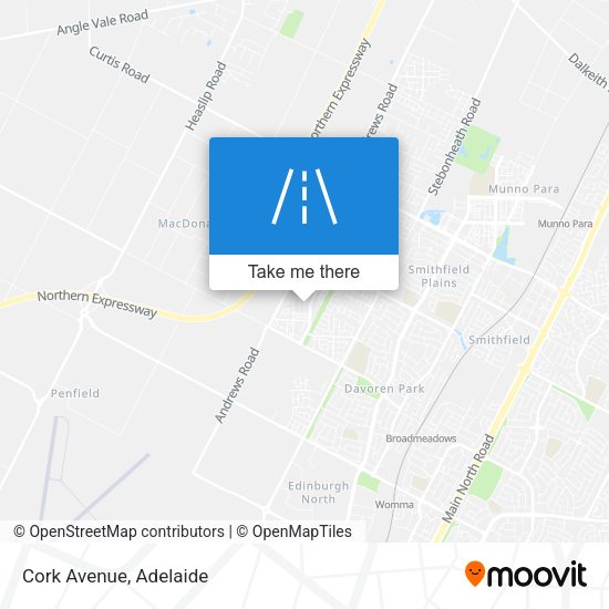 Cork Avenue map