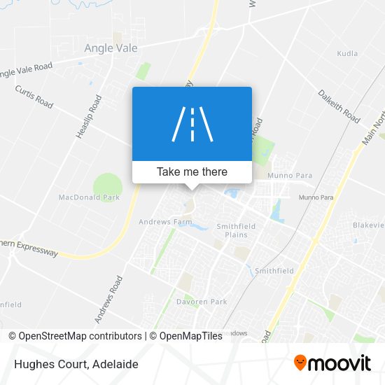 Hughes Court map