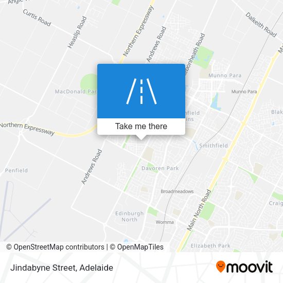 Jindabyne Street map