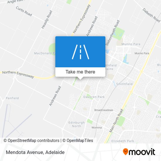 Mendota Avenue map