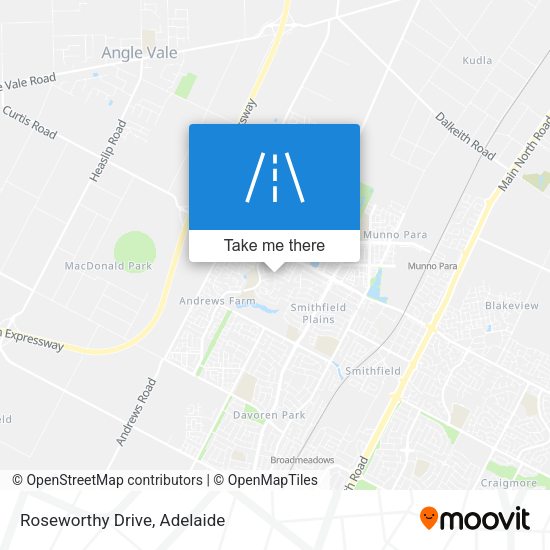 Roseworthy Drive map