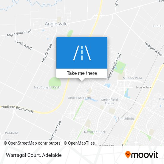 Warragal Court map