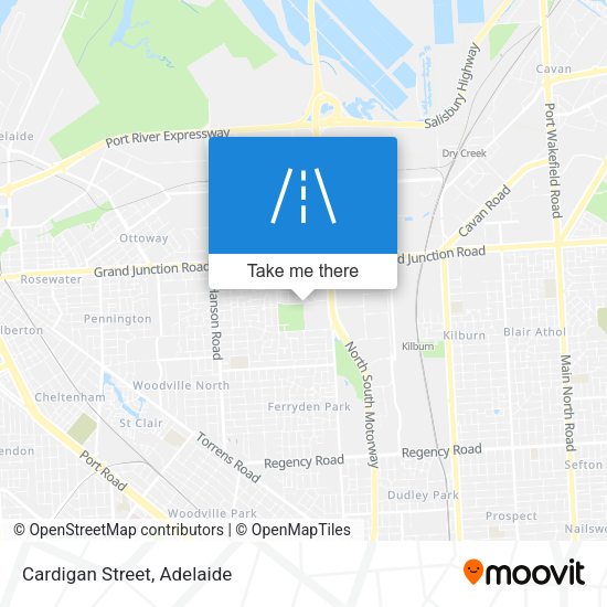 Cardigan Street map