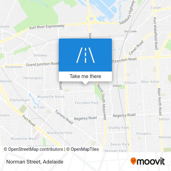 Norman Street map