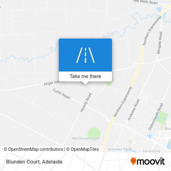 Blunden Court map
