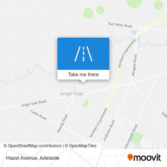 Hazel Avenue map