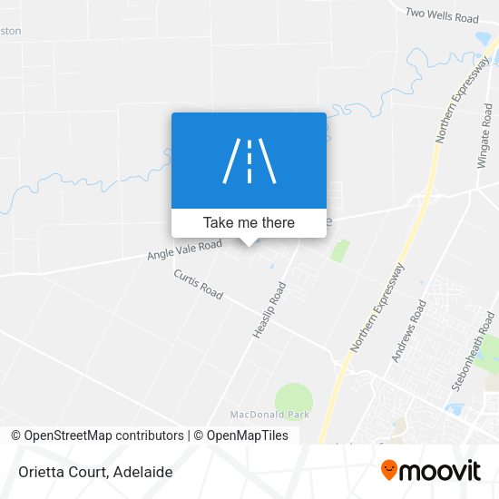 Orietta Court map