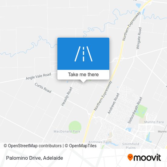 Palomino Drive map