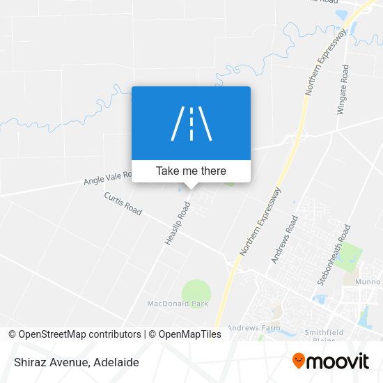 Shiraz Avenue map