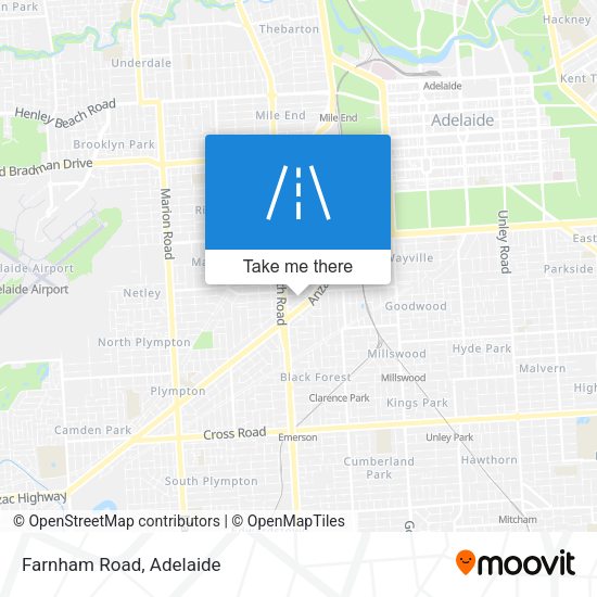 Farnham Road map