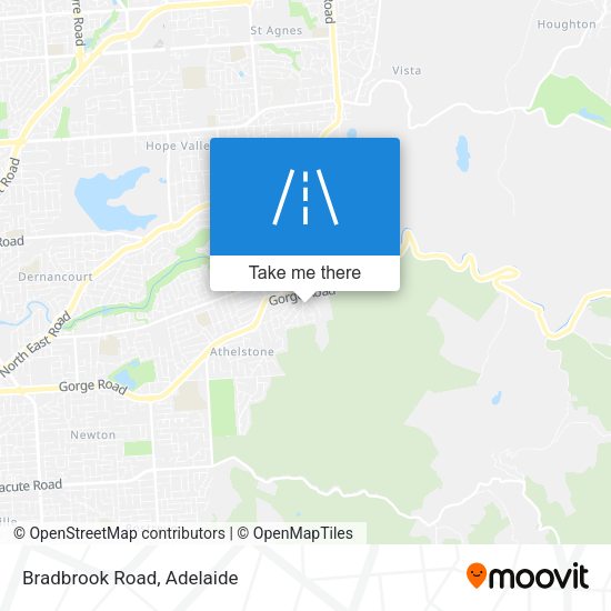 Bradbrook Road map