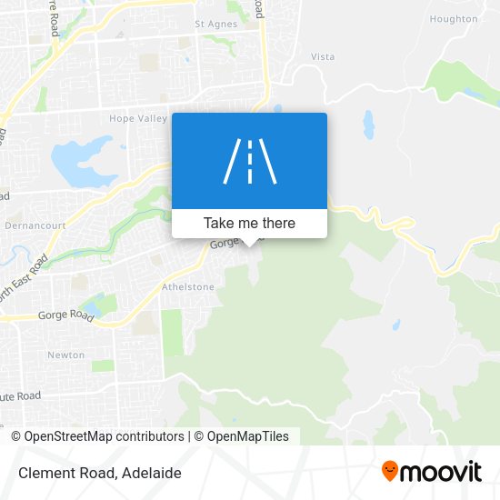 Clement Road map