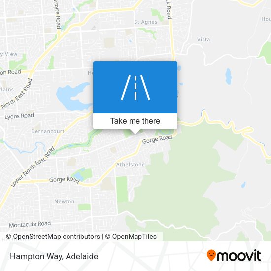 Hampton Way map