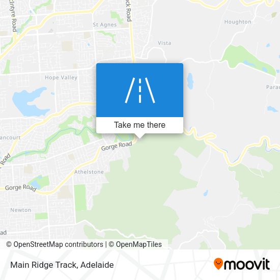Main Ridge Track map