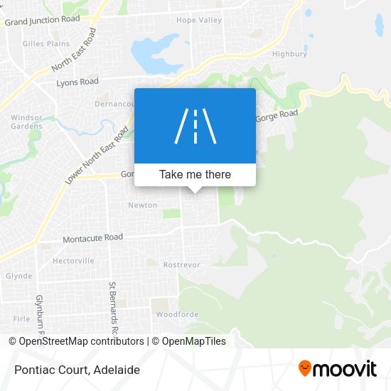 Pontiac Court map