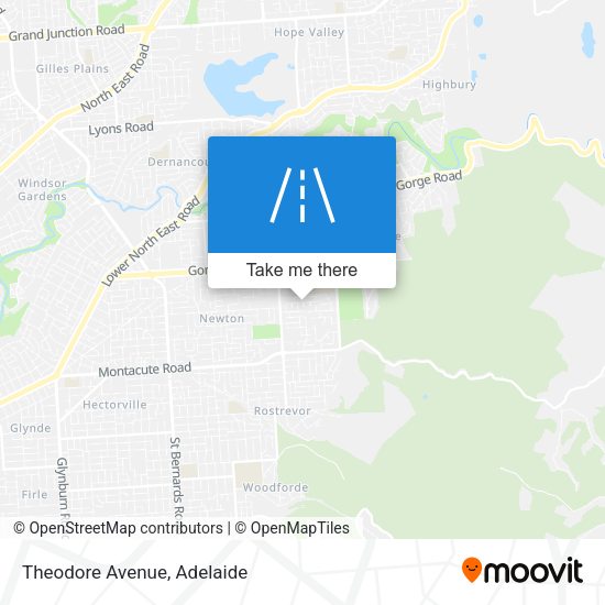 Theodore Avenue map