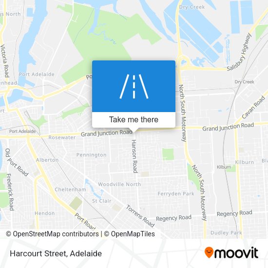 Harcourt Street map
