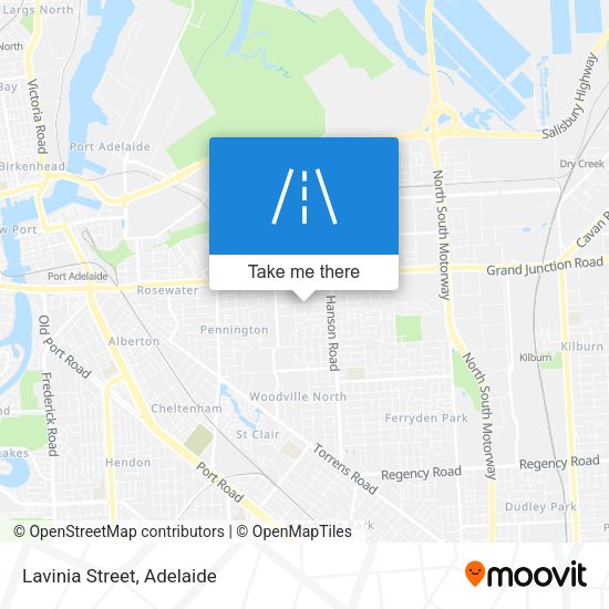 Lavinia Street map