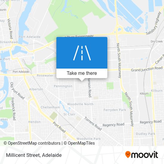 Millicent Street map