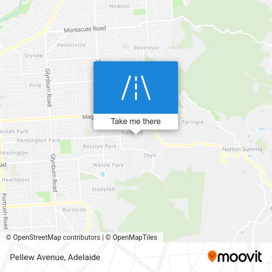 Pellew Avenue map