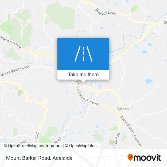 Mount Barker Road map