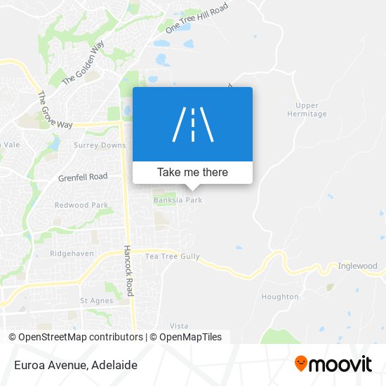 Euroa Avenue map