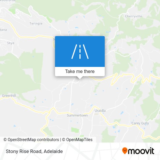 Stony Rise Road map