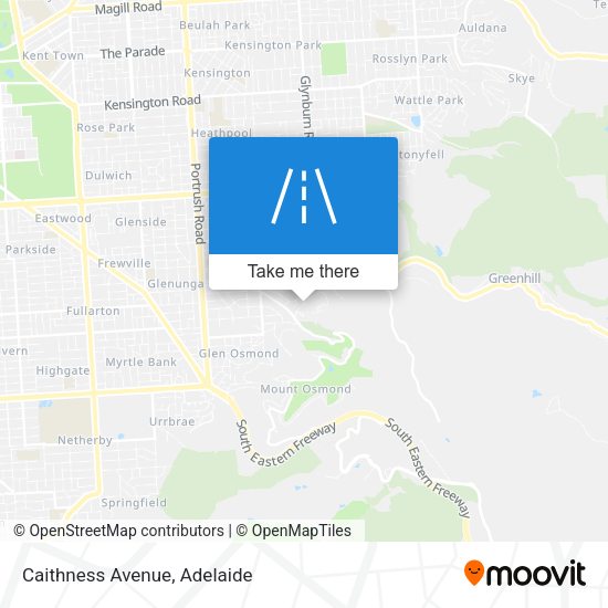 Caithness Avenue map