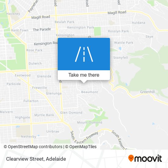 Clearview Street map