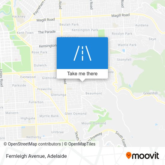 Fernleigh Avenue map