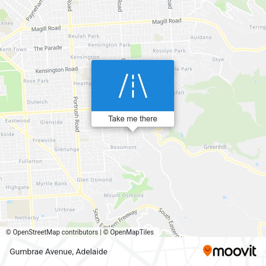 Gumbrae Avenue map
