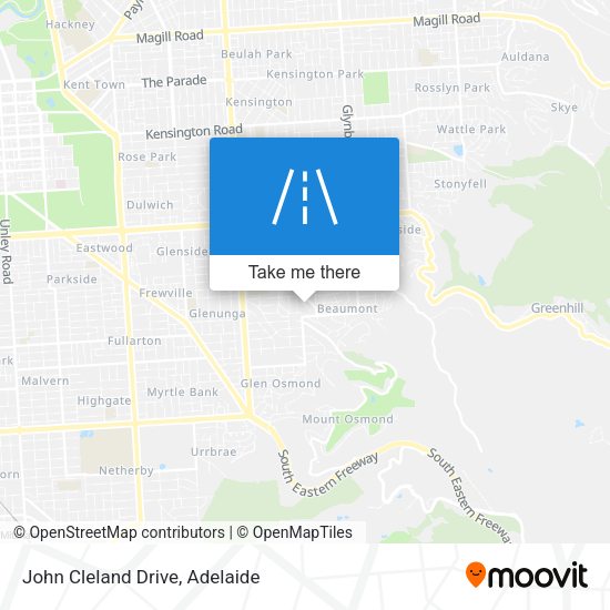 John Cleland Drive map