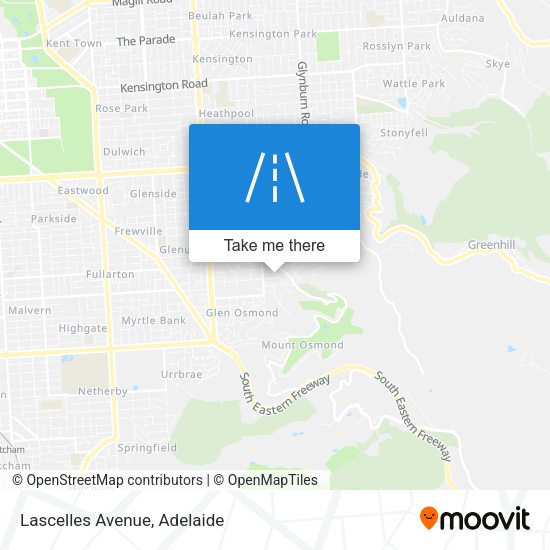 Lascelles Avenue map