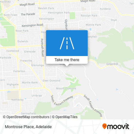 Montrose Place map