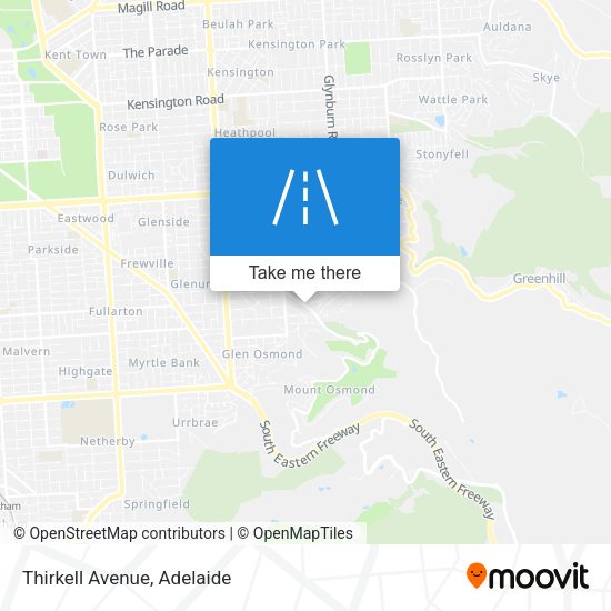 Thirkell Avenue map