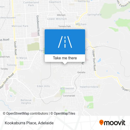 Kookaburra Place map