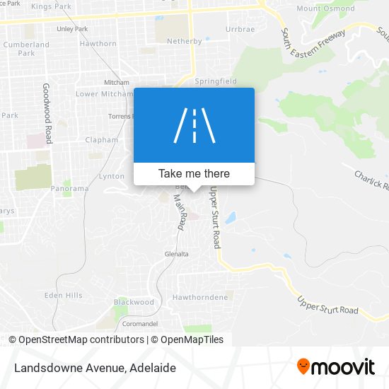 Landsdowne Avenue map