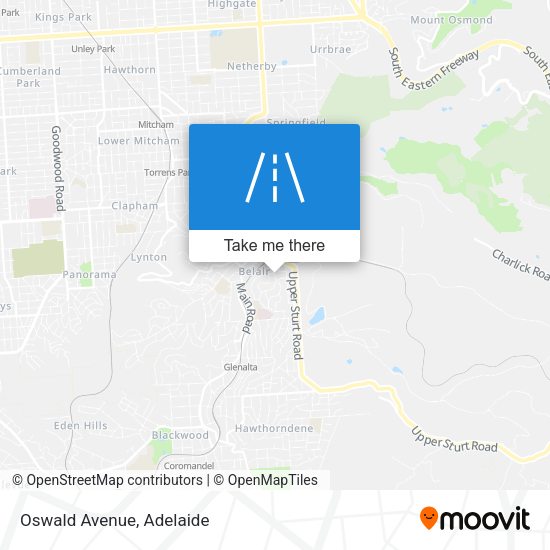 Oswald Avenue map