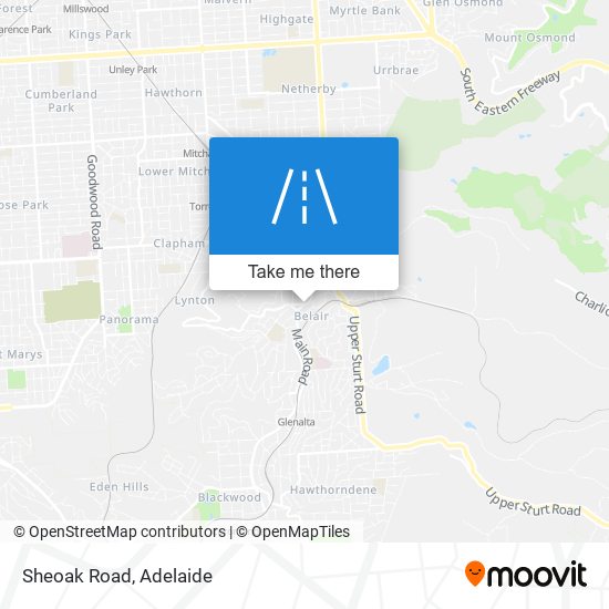 Sheoak Road map